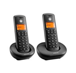 Motorola E202 Duo DECT telephone Black