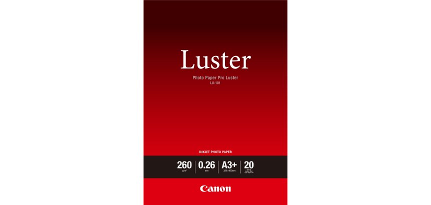 Canon Papier Photo Professionnel Lustré LU-101 A3 Plus 20 feuilles