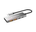Conceptronic HUBBIES15G hub de interfaz USB 3.2 Gen 2 (3.1 Gen 2) Type-C 10000 Mbit/s Gris