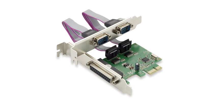 Conceptronic PCI Express Card 1-Port Parallel & 2-Port Serial