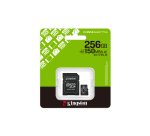 Kingston Technology 256GB microSDXC Canvas Select Plus Gen3 150MB/s A1 (Adaptateur SD inclus)