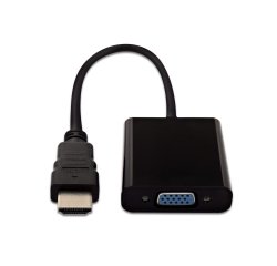 V7 Adattatore video nero da HDMI maschio a VGA femmina