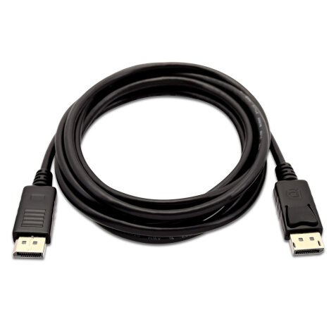 V7 DisplayPort a DisplayPort de 3 metros color negro