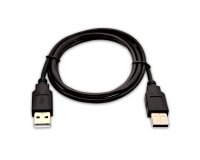 V7 USB-A (macho) a USB-A (macho) de 1 m - Color negro
