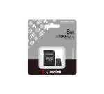 Kingston Technology Tarjeta 8GB microSDHC Industrial C10 A1 pSLC + adaptador SD