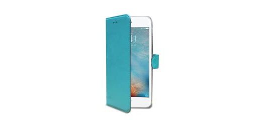 Celly Wally mobile phone case 11.9 cm (4.7") Folio Turquoise