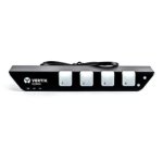 Vertiv AFP0004 commutateur écran, clavier et souris Noir, Blanc
