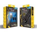 Steelplay Cable Dual Play & Charge Pour Manettes - Noir (PS4)
