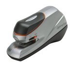 Agrafeuse optima grip electrique 20 feuilles fonctionnement secteur/piles coloris argent/noir + boite 1000 agrafes