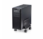 StarTech.com Support Mobile pour Unité Centrale, Support Mobile pour Unité Centrale PC à Roulettes, Charge Maximale de 21kg, Chariot à Roulettes pour Ordinateur de Bureau, Chariot en Acier, Support Réglable