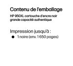 HP 950XL cartouche d'encre noir grande capacité authentique
