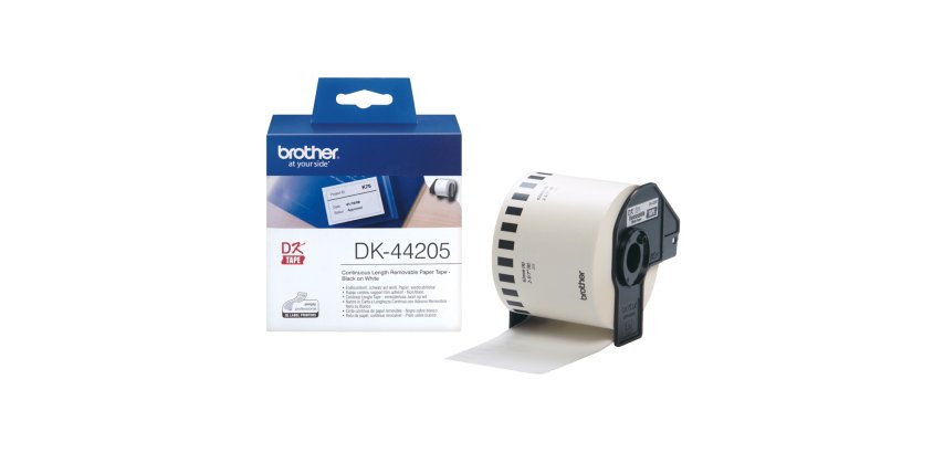 Brother DK44205 - etiketten - 1 rol(len) - Rol (6,2 cm x 30,5 m)