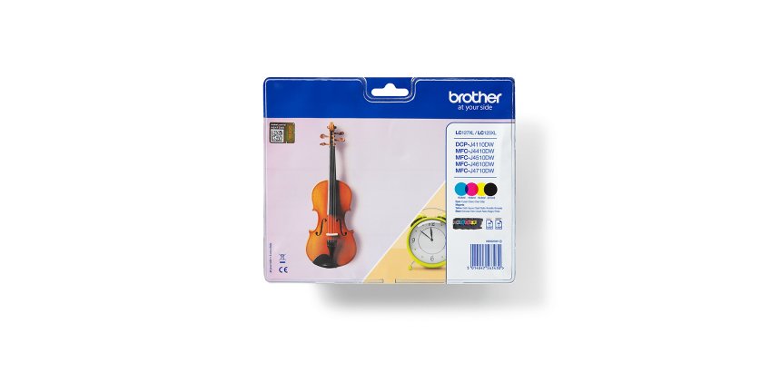 Brother LC-127XL (LC127XLVAL) Pack Cartucho original negro + tricolor de alta capacidad