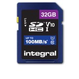 Integral INSDH32G-100V10 mémoire flash 32 Go SD UHS-I