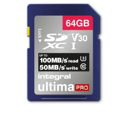 Integral INSDX64G-100/70V30 mémoire flash 64 Go SD UHS-I