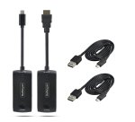 StarTech.com Extension Sans Fil USB-C vers HDMI pour Salles de Réunion et Espaces de Travail Collaboratifs, 4K 60Hz, Portée de 20m, Alimentation par USB, Kit Émetteur-Récepteur Plug-and-Play