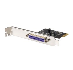 StarTech.com Scheda PCI express parallela a 1 porta - Scheda adattatore PCIe LPT a DB25 - Scheda Controller/ di espansione per stampanti, scanner e plotter - SPP/ECP - Profilo standard/basso