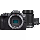 Canon EOS R100 + RF-S 18-45mm F4.5-6.3 IS STM + RF-S 55-200mm F5-7.1 IS STM Kit MILC 24,1 MP CMOS 6000 x 4000 Pixeles Negro