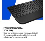 HP Multi-Device Dual-Mode Keyboard with Palm Rest 580K