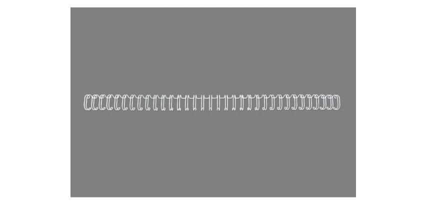GBC Spirali metalliche 34anelli 8mm 100pz