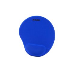 Nilox Alfombrilla ergonómica de color azul de