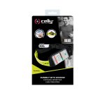 Celly RUNBDUOXXLYL custodia per cellulare 13,7 cm (5.4") Custodia a cintura Nero, Giallo