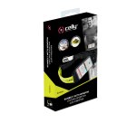 Celly RUNBDUOXXLYL custodia per cellulare 13,7 cm (5.4") Custodia a cintura Nero, Giallo