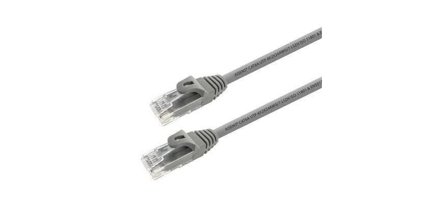 AISENS A145-0324 cable de red Gris 0,25 m Cat6a U/UTP (UTP)