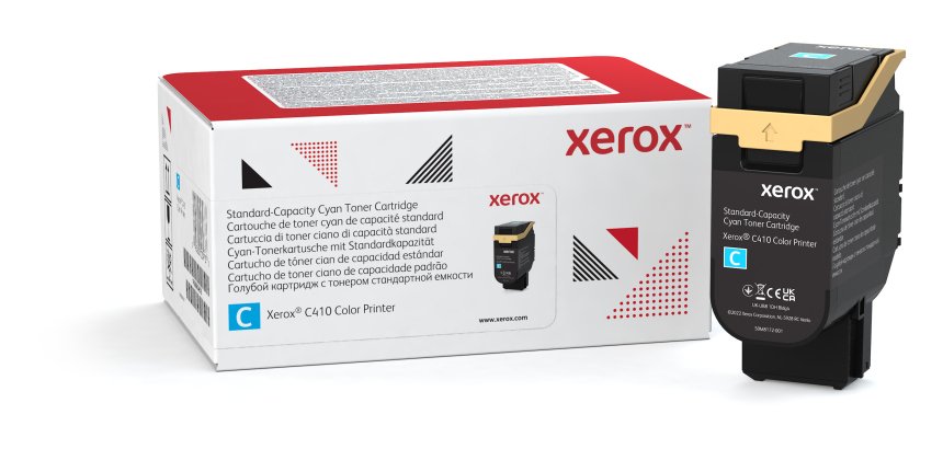 Xerox Cartouche de toner Cyan de Capacité standard Imprimante couleur ® C410/multifonctions ® VersaLink® C415 (2000 pages) - 006R04678