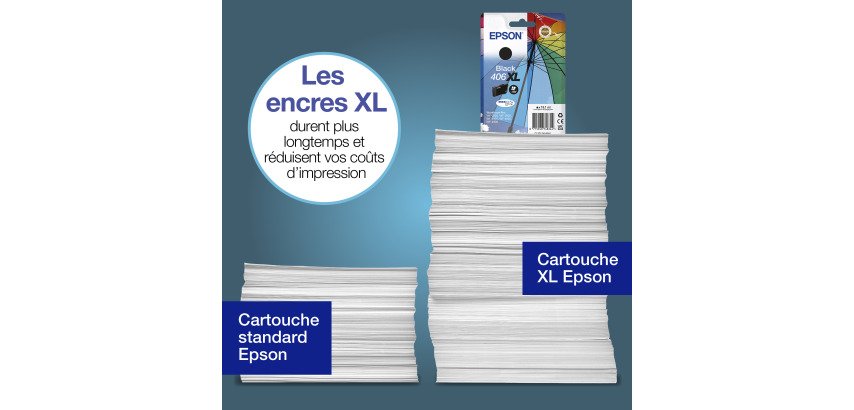 Epson Cartouche d’encre noire DURABrite Ultra Parapluie 406