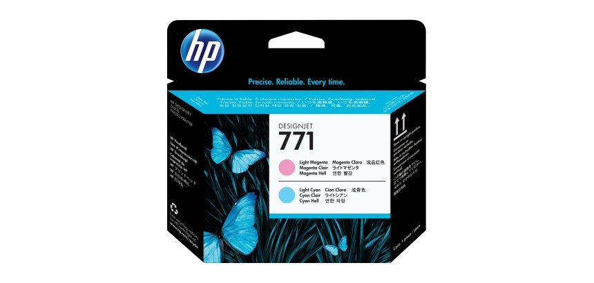 HP Testina di stampa magenta chiaro/ciano chiaro DesignJet 771
