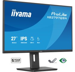 iiyama ProLite XB2797QSN-B1 computer monitor 68,6 cm (27") 2560 x 1440 Pixels Quad HD LCD Zwart