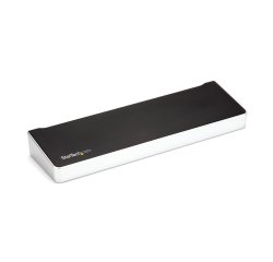 StarTech.com Docking Station USB-C per triplo monitor UHD 4K, Mac e Windows, Dock USB C a HDMI e DisplayPort, Hub a 5 porte USB 3.0 - PD 100W