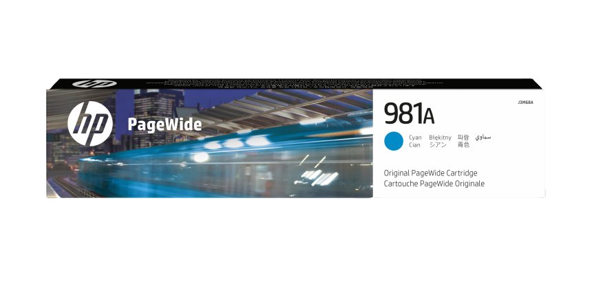 HP 981A cartouche PageWide Cyan authentique