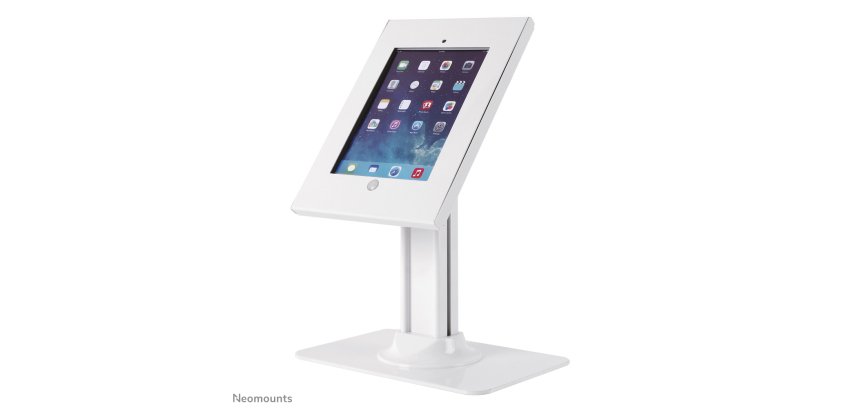 Neomounts TABLET-D300WHITE Support de bureau pour tablette 9.7"- verrouillable