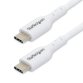 StarTech.com Câble de Charge USB-C de 1m, Charge et Synchronisation, 60W (3A) PD, Câble de Charge USB 2.0 pour Ordinateur Portable - Cordon de Charge USB C Blanc