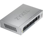 Zyxel GS1005HP Non-géré Gigabit Ethernet (10/100/1000) Connexion Ethernet, supportant l'alimentation via ce port (PoE) Argent