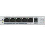 Zyxel GS1005HP Non-géré Gigabit Ethernet (10/100/1000) Connexion Ethernet, supportant l'alimentation via ce port (PoE) Argent