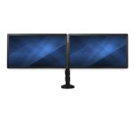 StarTech.com Brazo para Escritorio de Dos Monitores - con Barra Horizontal - Soporte de Mordaza/Ojal para Escritorio
