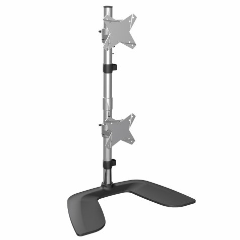 StarTech.com Bras pour écran PC double affichage à fixation verticale - Aluminium