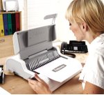 Perforelieuse fellowes pulsar-e 300 électrique 300f perforation 20f anneaux 38mm butée taquage réglable 490x390x130mm