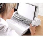 Perforelieuse fellowes pulsar-e 300 électrique 300f perforation 20f anneaux 38mm butée taquage réglable 490x390x130mm