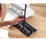 Perforelieuse fellowes pulsar-e 300 électrique 300f perforation 20f anneaux 38mm butée taquage réglable 490x390x130mm