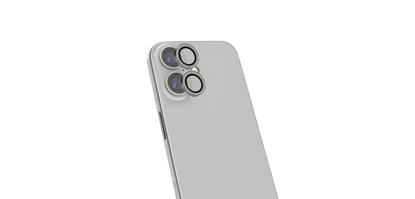 Celly COLGLICAM1150WH protezione per lo schermo e il retro dei telefoni cellulari Protezione per obiettivo della fotocamera Apple 2 pz