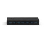 Lindy 43228 hub de interfaz USB 3.2 Gen 1 (3.1 Gen 1) Type-A 5000 Mbit/s Negro