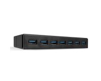 Lindy 43228 hub de interfaz USB 3.2 Gen 1 (3.1 Gen 1) Type-A 5000 Mbit/s Negro