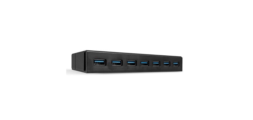 Lindy 43228 hub de interfaz USB 3.2 Gen 1 (3.1 Gen 1) Type-A 5000 Mbit/s Negro