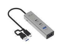 i-tec Metal Universal Charging HUB 2xUSB-C + 2x USB-A Port + Power Delivery 85W