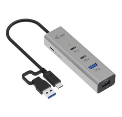 i-tec Metal Universal Charging HUB 2xUSB-C + 2x USB-A Port + Power Delivery 85W