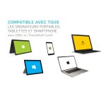 i-tec Metal USB-C Nano 3x Display Docking Station + Power Delivery 100 W